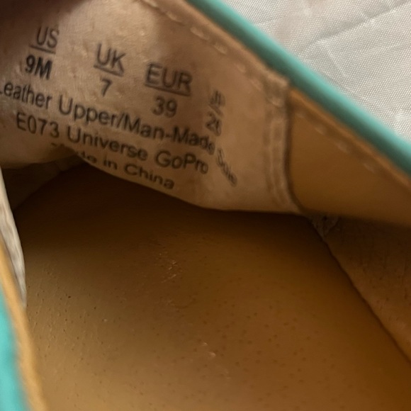 Eureka Turquoise Leather Ballet Flats size 9 - Picture 11 of 11